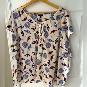 Talbots beach shirt